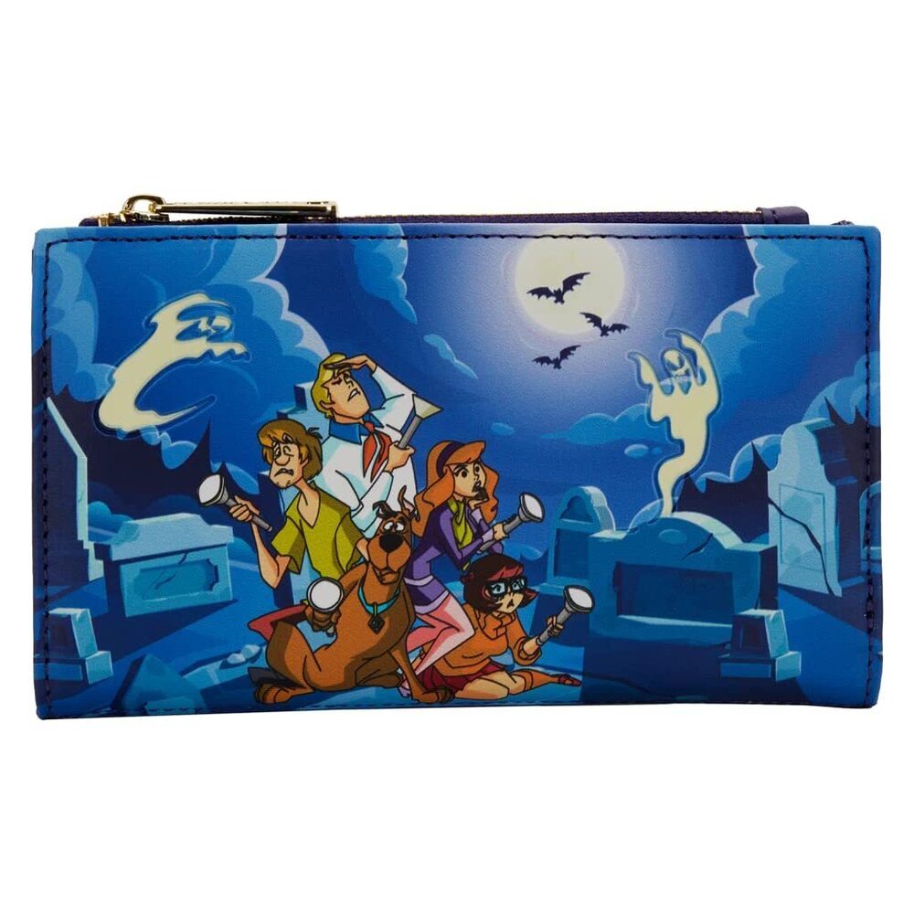 2244 Scooby Doo Monster Chase Faux Leather Flap Wallet